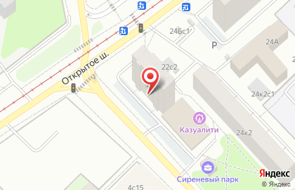 Авоська на Бульваре Рокоссовского (ш Открытое д 22) на карте