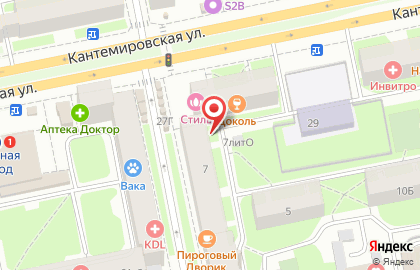 Кейлок на Кантемировской улице на карте