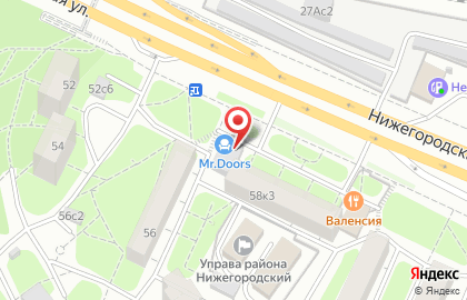 Мебельный салон Mr.Doors на Нижегородской улице на карте