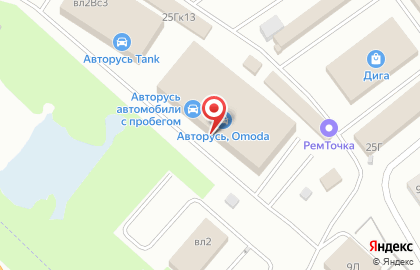 Автосалон Авторусь в Москве на карте