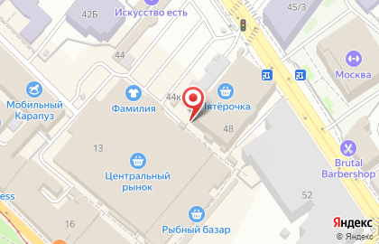 Батутный развлекательный центр Внебопарк на Московской улице на карте