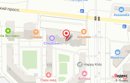 Магазин Красное & Белое в Краснопольском переулке, 15 на карте