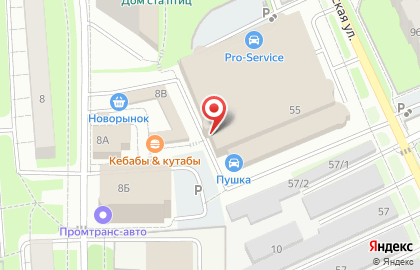 Компания по аренде помещений Пушка на карте