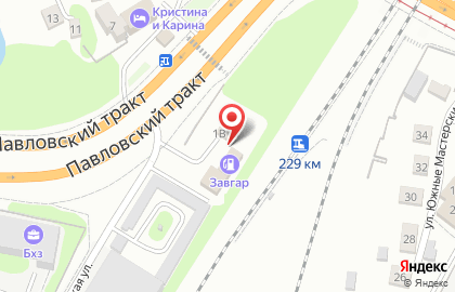 Автостоянка в Барнауле на карте