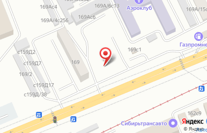 Автостоянка в Красноярске на карте