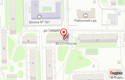 Отдел судебных приставов Красноглинского района г. Самары на карте