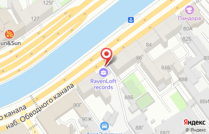Студия звукозаписи ГлавСтудия на метро Фрунзенская на карте