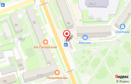Киоск по продаже молочных продуктов Ермолинское на Большой Санкт-Петербургской улице на карте