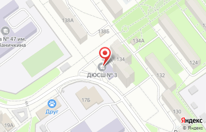 СШОР №3 им. ЗМС СССР В.А. Шишова на Ташкентской улице на карте