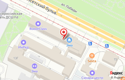 Мебельный салон АСМ-Мебель в Верх-Исетском районе на карте