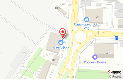 Магазин низких цен Светофор на улице Титова на карте