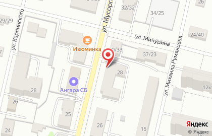 Строительно-отделочная компания Стриот на улице Мусоргского на карте