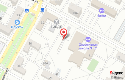 Автостоянка в Волгограде на карте