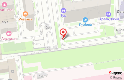 Перспектива на Пулковской улице на карте