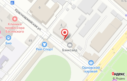 Россельхозбанк на Красноармейской улице на карте