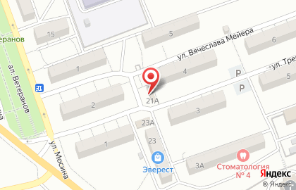 Продуктовый магазин в Астрахани на карте