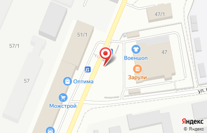 Сервисно-торговая компания на улице Морозова на карте