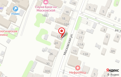 Мастерская памятников на Московской улице на карте