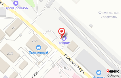 СТО Газпром в Дзержинском районе на карте