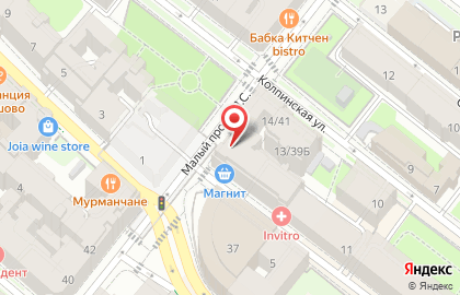 Комиссионторг СПб в Петроградском районе на карте