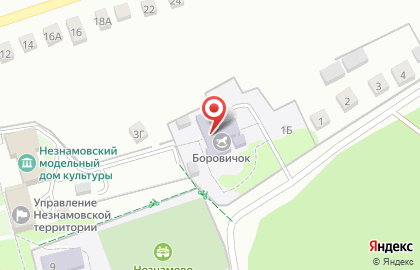 Детский сад Боровичок на карте