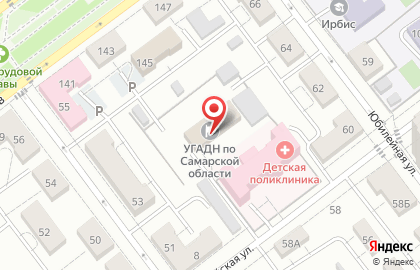 Территориальный отдел по Самарской области Средне-Волжское межрегиональное управление государственного автодорожного надзора на карте