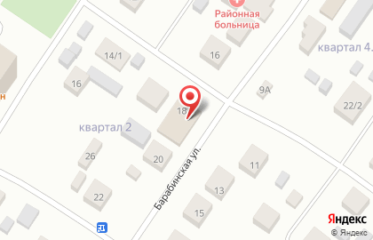Центр социальных выплат Югры на Барабинской улице на карте