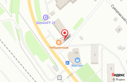 Продовольственный магазин на Железнодорожной, 2а на карте
