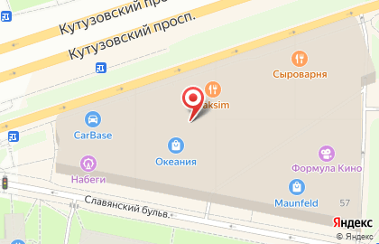 Салон связи Tele2 на Кутузовском проспекте на карте