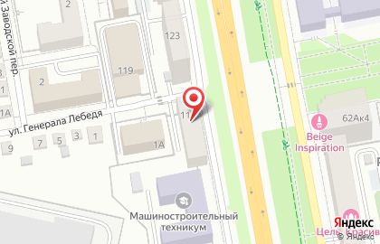 Общежитие, Профессиональное училище №4 на карте