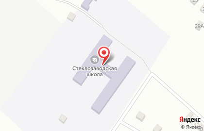 Стеклозаводская средняя общеобразовательная школа на карте