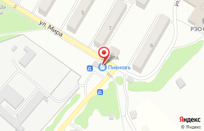 Магазин пива Пивновъ на карте