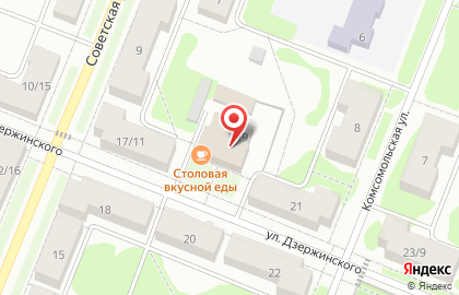 Столовая в Ижевске на карте