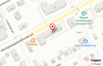 Салон оптики Планета Оптика на Интернациональной улице, 17 в Арске на карте