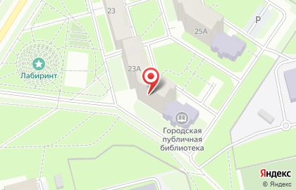 Сосновоборская городская публичная библиотека на карте