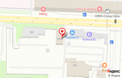 Сервисный центр КОРАВТО на улице Братьев Радченко на карте