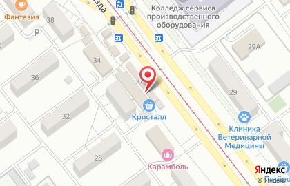 Продуктовый магазин Снедь на улице 22 Партсъезда на карте