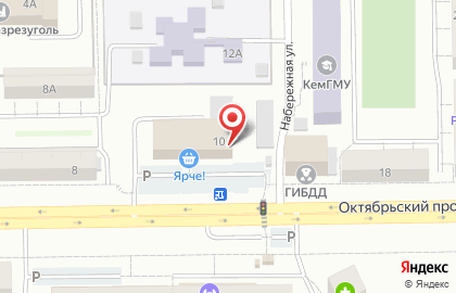 Банкомат Банк Москвы на Октябрьском проспекте, 10 на карте