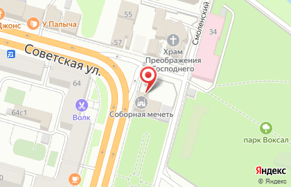 Соборная мечеть в Твери на карте