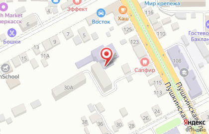 Гидрохимический институт на Пушкинской улице на карте