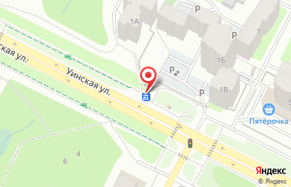 Магазин цветов на Уинской улице на карте