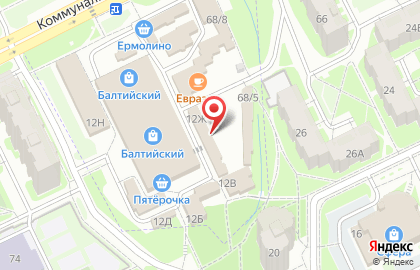 Магазин автозапчастей Глэдис на Балтийской улице на карте
