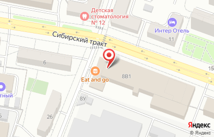 Искушение в Октябрьском районе на карте