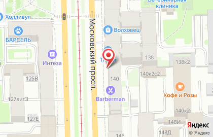 Цветочный бутик на Московском проспекте на карте