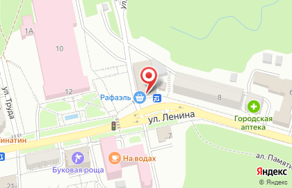 Продуктовый магазин Рафаэль в Железноводске на карте