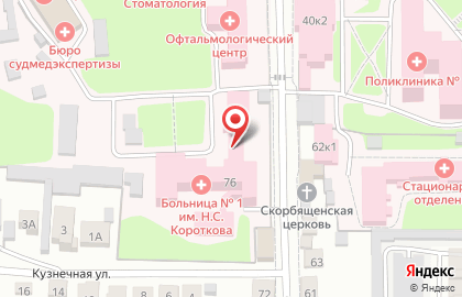 Курский государственный медицинский университет на Семёновской улице на карте