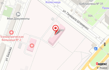 Волгоградский областной противотуберкулезный диспансер №2 на карте