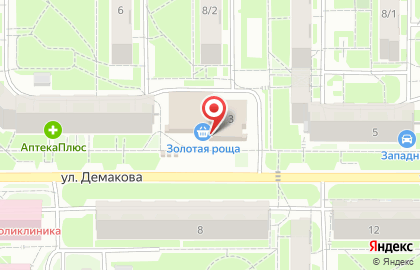 Киоск фруктов и овощей в Советском районе на карте