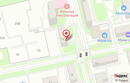 Медицинский центр Диагност в Чкаловском районе на карте