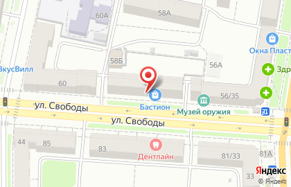 Радиотехнический магазин Бастион в Кировском районе на карте